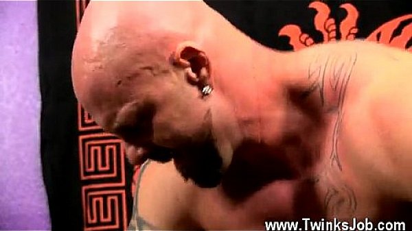 Naked men He slides his bone into Chris' taut hole, pummeling him 