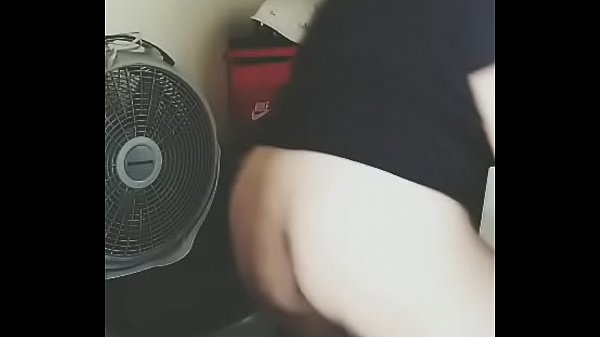 chubby guy using a veggie as a sex toy