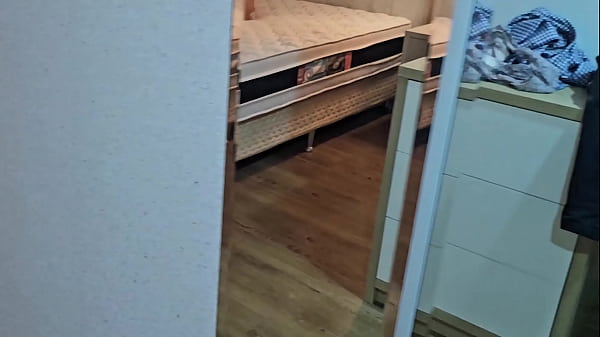 I caught my wife in the mirror with the delivery boy in our apartment