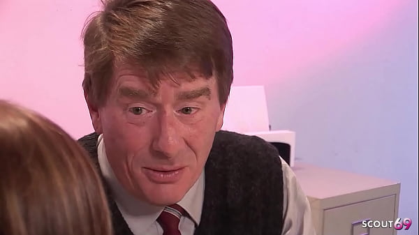 Flexible Teen Haley Sweet talk her Big Dick old Ugly Teacher to Fuck