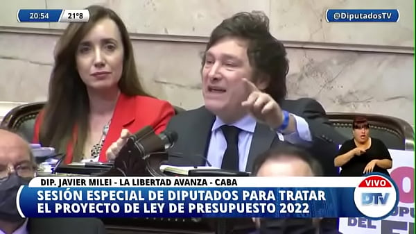 Milei dando c&aacute;tedra