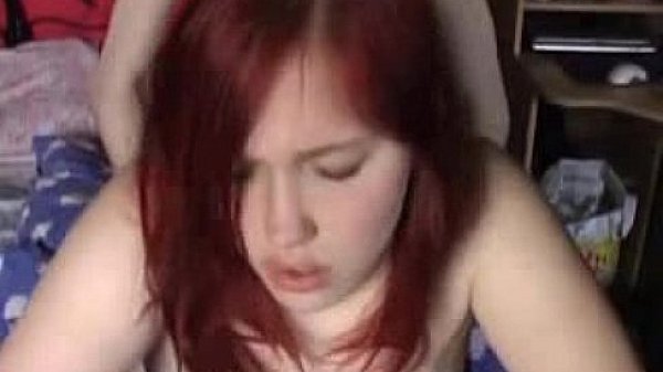 Busty redhead girlfriend gets her pussy fucked and creampied