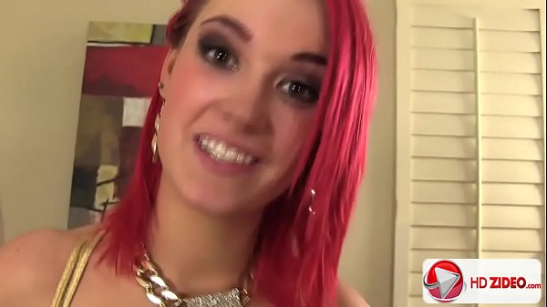 Beautiful Redhead With Huge Knockers Gets Boned