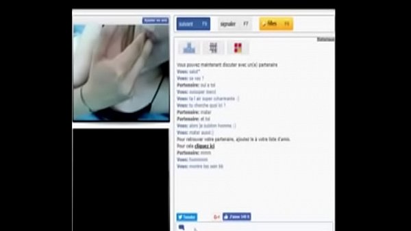 petite tenn sur cam au gros sein tres chaude