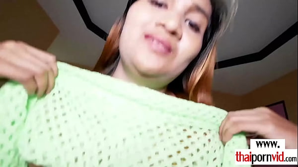 Amateur asian rides her clients cock and massage his bare butt