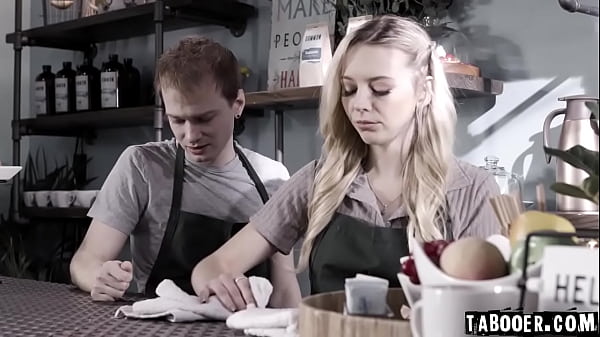 Lily gave her BF Alex a nice blow under  the table while he works