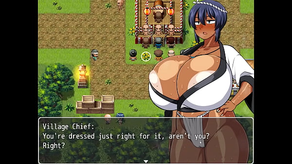 Tanned Girl Natsuki [ HENTAI Game ] Ep.33 festival public blowgang