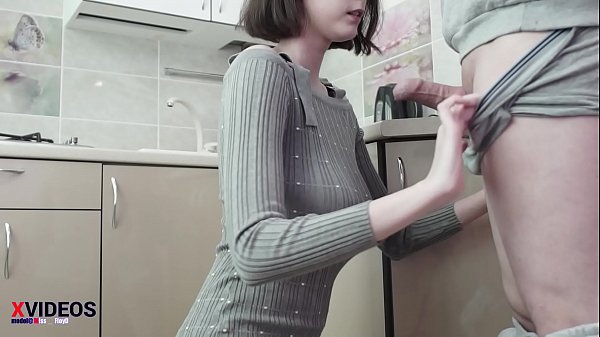 Tall, cute model with a big round ass and huge breasts, took off my pants in the kitchen and gave a blowjob, after which I fucked her and cum on her face and dress ! After sex, cum on her face and dress !!! she is covered in sperm