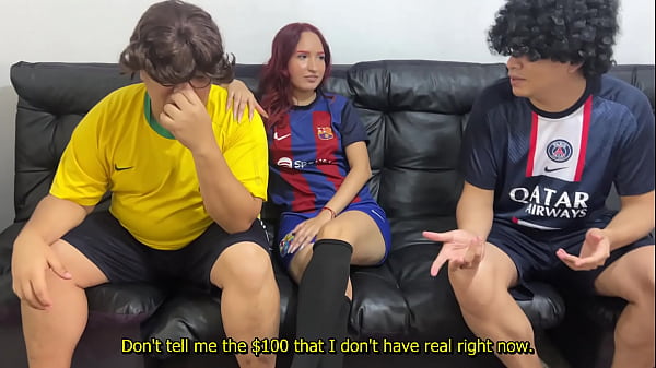 My Friend Pays Me a Bet with His Beautiful Girlfriend and She is Cheated Blindfolded NTR