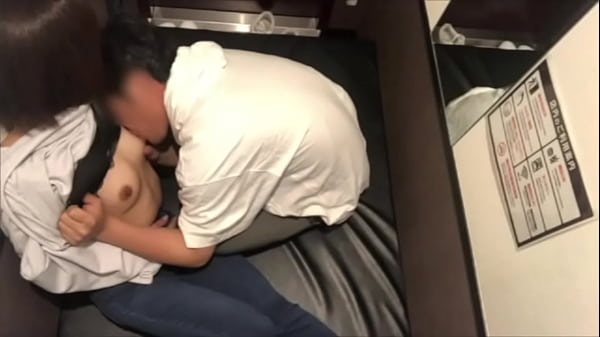 I have sex with her in a private room in an Internet cafe, trying not to moan.