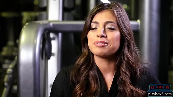 Big tits big ass latin babe works out and strips  