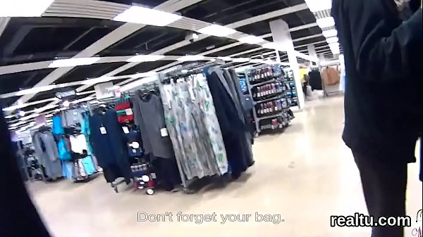 Enchanting czech girl is tempted in the mall and screwed in pov