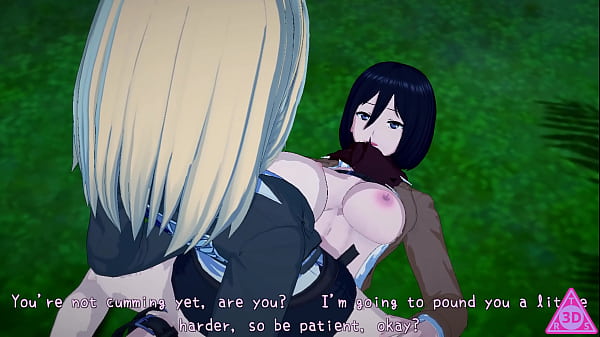 Historia scopa Mikasa fino a farla venire AoT