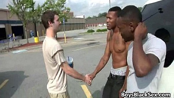 Muscular Black Dudes Fuck White Gay Boys 05 