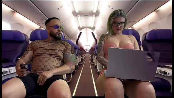 Mulher come&ccedil;ou a se masturba e se tocar dentro do avi&atilde;o na poltrona ao lado! Bati uma bem gostoso pra ela e pramim vendo aquilo