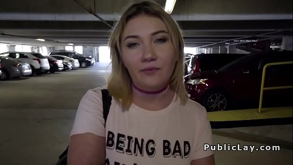 American big ass blonde bangs outdoor