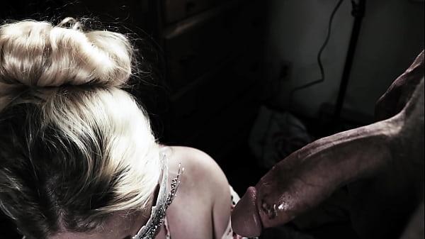 Big Tits Blonde Sucks Dick