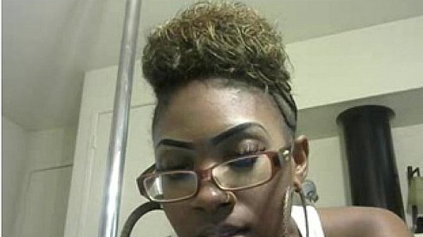 beautiful slim ebony shows off her skills pt2