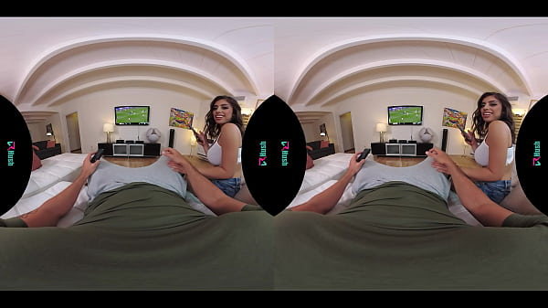 Your big tit brunette girlfriend wants you to pound her fuck hole in VR  