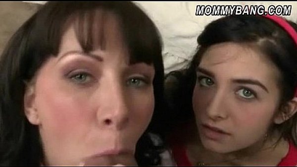 Teen couple had sex lesson from hot MILF Rayveness