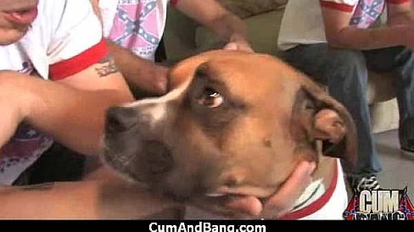 Extreme interracial gangbang - sexy ebony hottie group sex 5