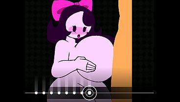 Pink girl gets fucked in a rhythmic game 