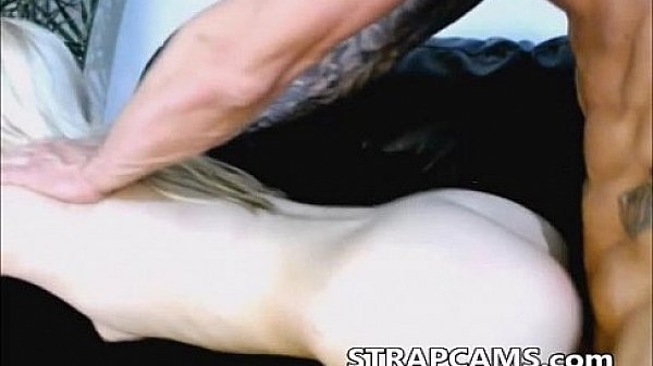 Blonde hot teen fucked on webcam