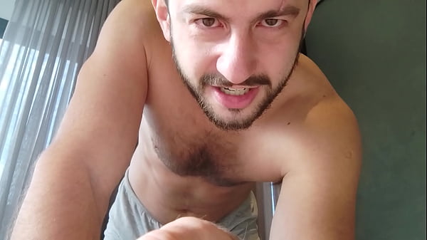 hairy hunk makes you his slut and sex toy 