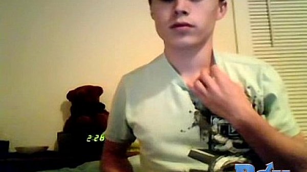 Damien jerks his prick 