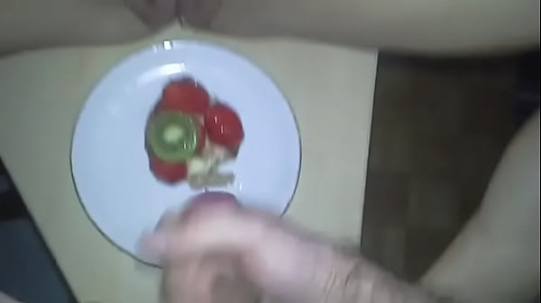Amateur Fruit With Cum