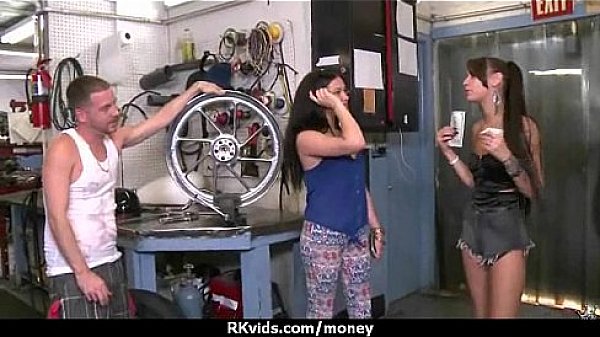 Cute sexy student trades sex for some extra cash  