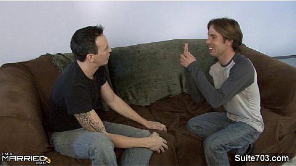 Tattooed married guy gets fucked by a gay 