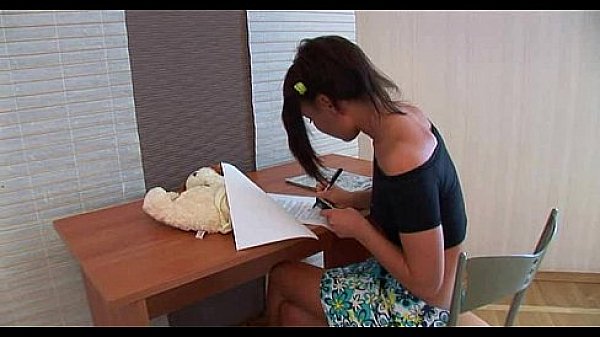 Wild grading for a young hottie  