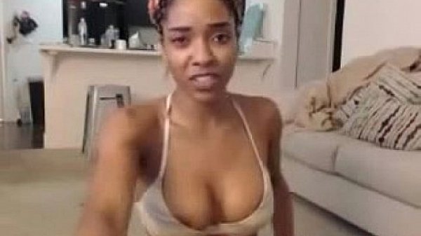 Ebony bouncing