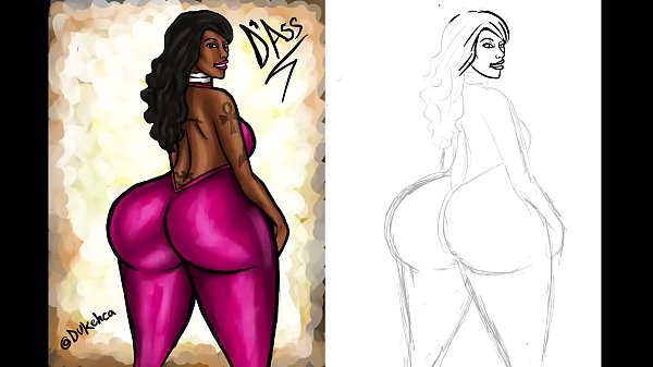 Big ass Ebony Artwork