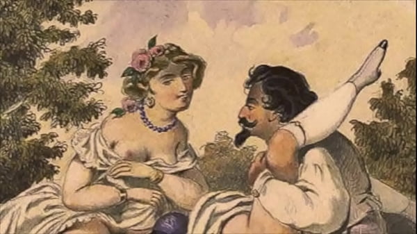 retro erotic illustration  