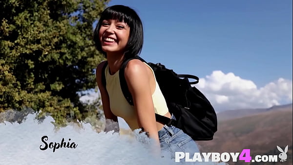 Sweet teen Sophia revealed perfect body after hot striptease  