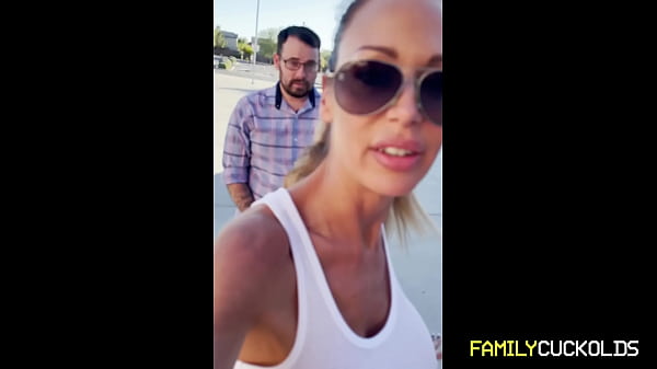 two boys fuck step mom while pathetic dad watches  