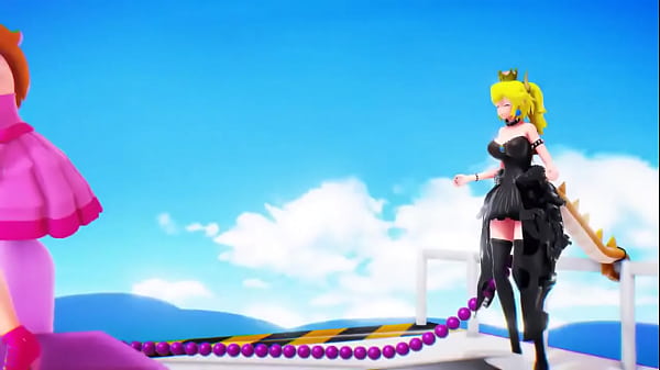 Bowsette gets pumped till she pops