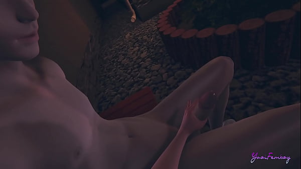 Yaoi Femboy - POV Otsuke jerkoff and fuck