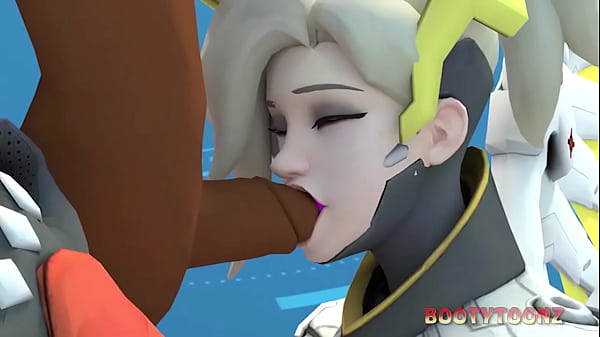 3d movie Overpornxxx shows Mercy's big ass getting fucked in hardcore hentai cartoon by a bbc  