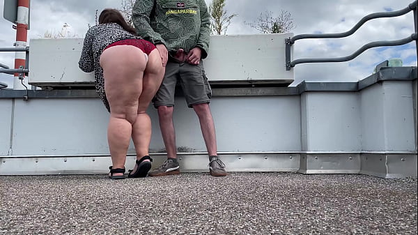 Stranger MILF jerked me off in the parking lot  