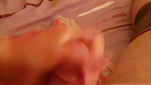 Being jerked off for cumshot by neighbour  