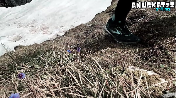 Mountainside Fuck Facial Cumshot in the Wild 