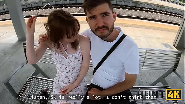 HUNT4K. Nasty cheating for a cheap job offer. Hot sex with Kate Quinn