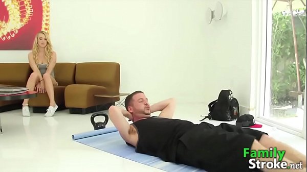 Hottie Babe Seduces Innocent Step Dad