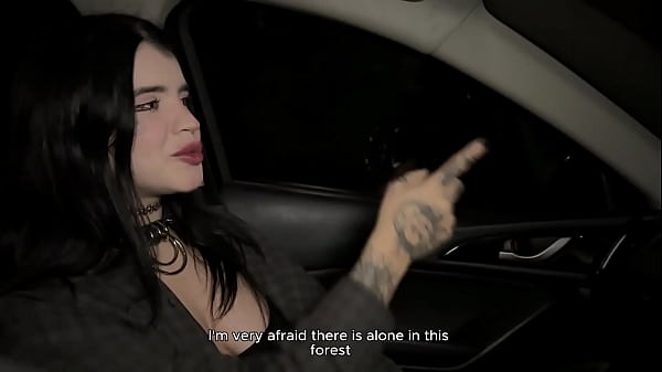 the alt girl decided to stretch her wet holes with a taxi driver's juicy cock.