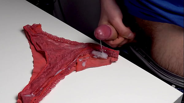 I stole my stepsister's dirty panties and secretly masturbated on them, staining them in my sperm.