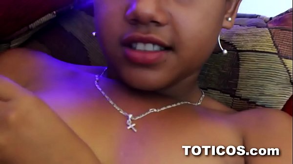 Toticos | black latina teen uses vibrator to warm up her little pussy before a good fuck session
