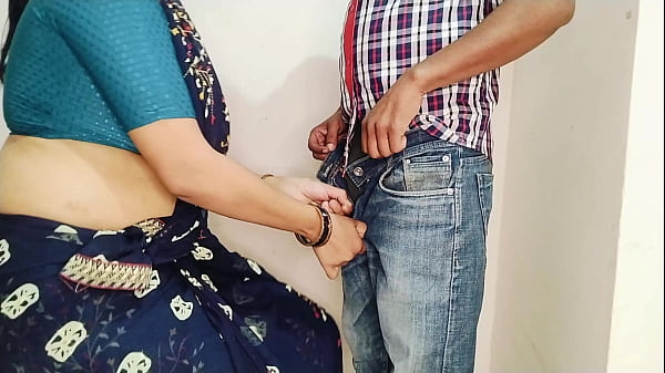 Stepmother sucks stepsons erect cock then stepson going to school fucks him doggystyle